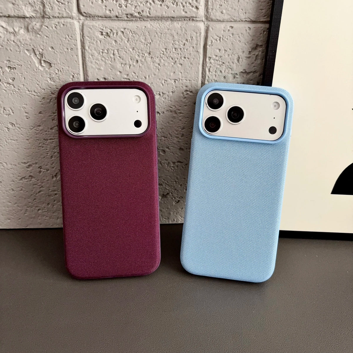 For Magsafe Magnetic Leather Phone Case For iPhone 18 17 16 15 14 13 12 Pro Max Premium Tech Woven Shockproof Solid Color Cover