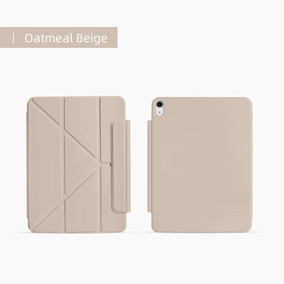 Case for iPad Mini 6/7 & Air 13-inch! Magnetic Closure Double-Sided Folio, Y-Fold Multi-Angle, Auto Wake/Sleep Smart Cover