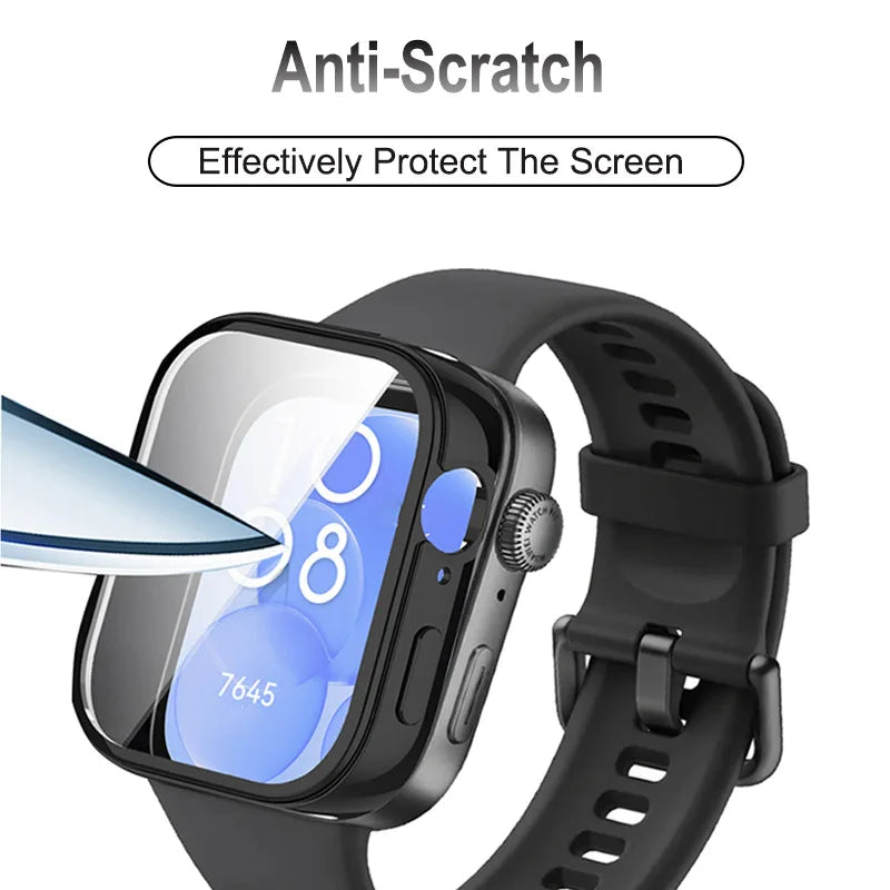 TPU Case For Huawei Watch Fit 3 4 5 Full Cover Cases Screen Protector For Fit 4 Pro Soft Bumper Shell Protection Accessory
