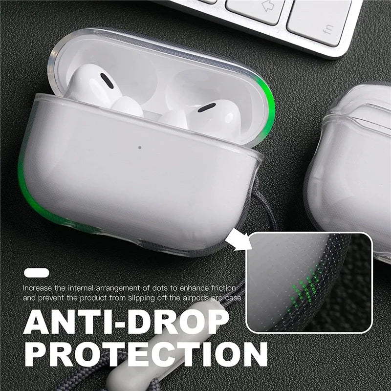 Clear Case For AirPods 3 2 1 Pro Pro2 Transparent Soft TPU Wirelsss Headphones Protective Cover For Air Pods Pro 2 Earbuds Shell