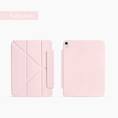 Case for iPad Mini 6/7 & Air 13-inch! Magnetic Closure Double-Sided Folio, Y-Fold Multi-Angle, Auto Wake/Sleep Smart Cover