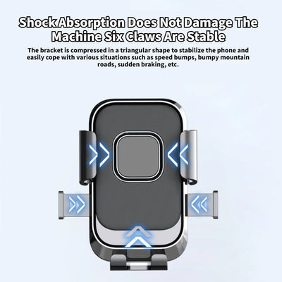 Motorcycle And Bicycle Mobile Phone Holder Free Rotation Mobile Phone Navigation Holder Riding Shockproof Universal For All Mode