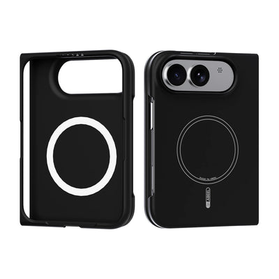 Simple Magnetic Skin-Feel Liquid Silicone Phone Case‌ For iPhone Duo iPhone 18 Fold Shockproof for Magsafe Flexible Slim Cover