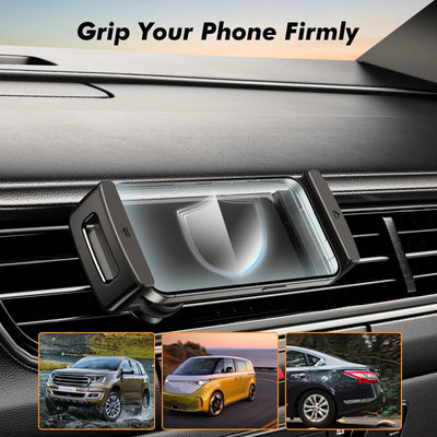 Eary Car Phone Holder 360°Rotatable Mount Vent Tablet for Car iPad Mini Air Z Fold 7 6 iPhone 17 Samsung S26 More 4-12.9" Device