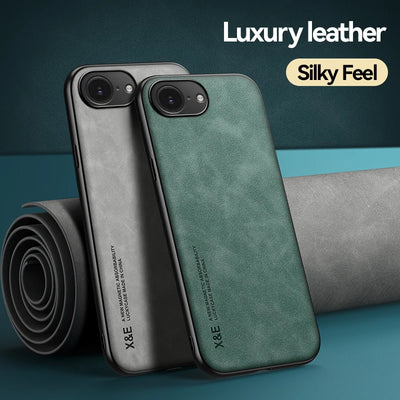 Magnetic Leather Case For iPhone 16E 17E iPhone16E iPhone17E 5G Shockproof Silicone Soft Case Cover