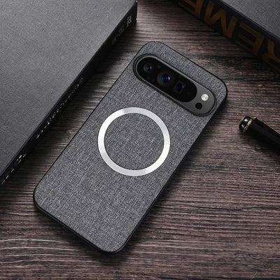 Premium Fabric Shockproof Phone Case For Google Pixel 11 10 9 8 7 Pro 10A 9A 8A 7A XL Compatible MagSafe Magnetic Charging Cover