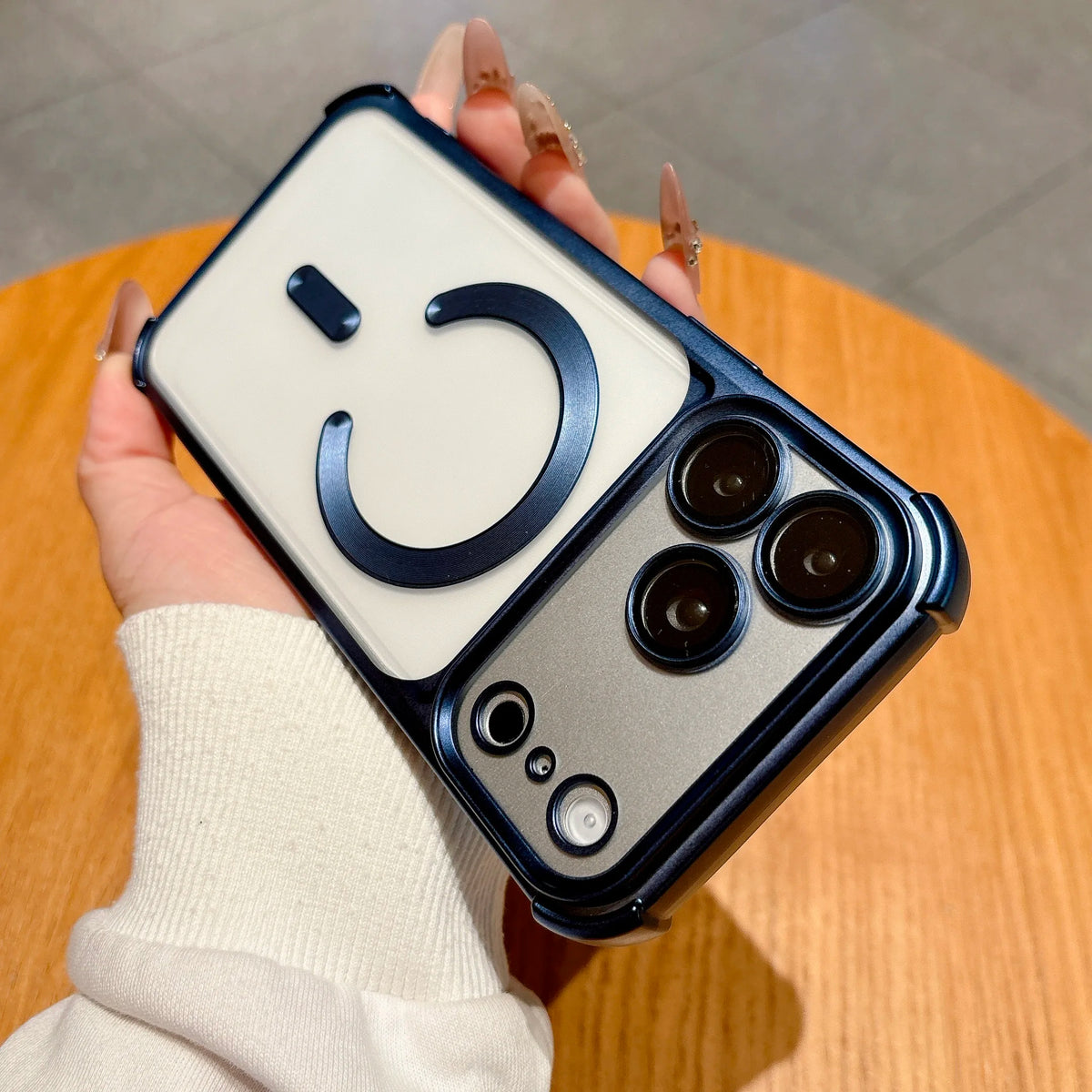 Luxury Magnetic Phone Case for IPhone 13 14 15 16 17 Pro Max Air 17Pro for Magsafe Wireless Charge Shockproof Protector Cover