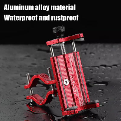 Bicycle Phone Holder Reliable MTB Phone Mount Stand Bicycle Holder Aluminum Adjustable Bike Phone Holder Nonslip Holder