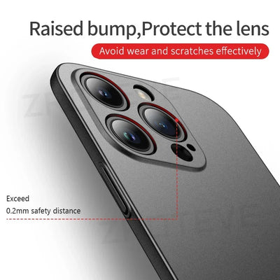 For iPhone 16 15 14 13 12 Pro Max Case ZROTEVE Luxury Slim Matte Hard PC Cover For iPhone16 iPhone14 iPhone15 Plus Phone Cases