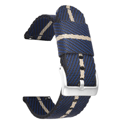 18mm 20mm 22mm 24mm Nylon Weave Strap Men Women Sport Quick Release Bracelet for Seiko Omega for Huawei Samsung Smart Watch Band