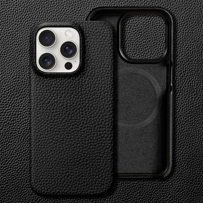 LANGSIDI Natural Cowhide Leather for Magsafe Case for iPhone 16 15 17 18 Pro Max 15Pro 16Pro Luxury Magnetic Phone Back Cover