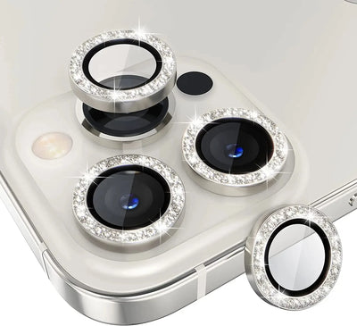 Glitter Camera Lens Protector Cover for iPhone 17 18 Pro Max 16 15 13 11 14 15 Plus 12 Mini Tempered Glass Protection Lens Film