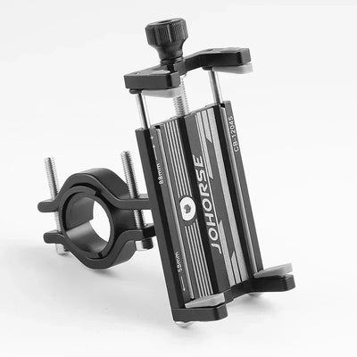 New Bicycle Phone Holder Reliable MTB Phone Mount Stand Bicycle Holder Aluminum Adjustable Bike Phone Holder Nonslip Holder