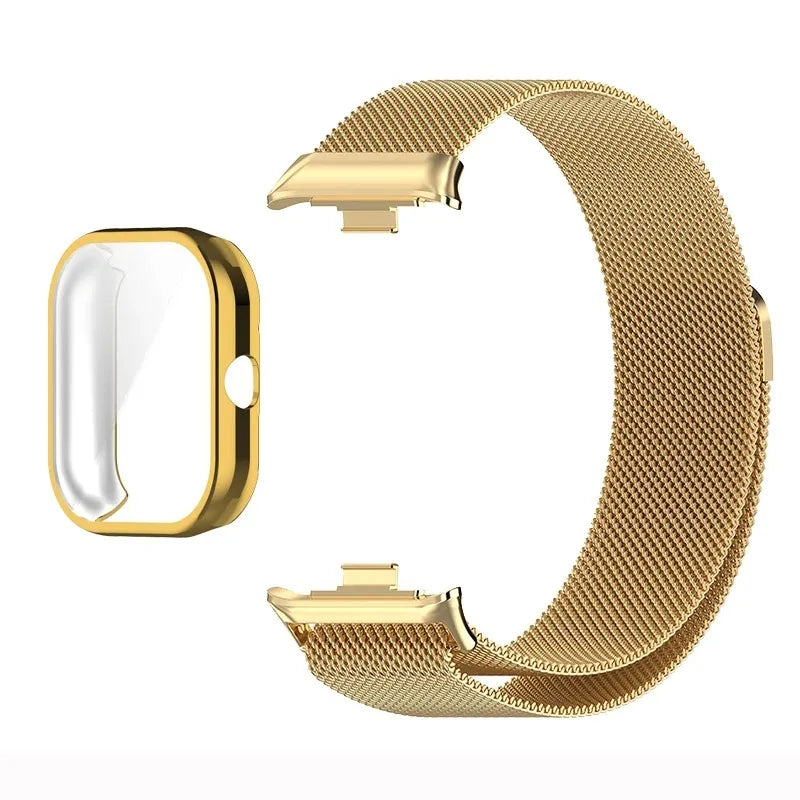 Magnetic Milanese Loop Metal Bracelet For Xiaomi Mi Band 9 Pro/Mi Band 8 Pro Strap For Redmi Watch 6 Lite Active Watch 5 4 Bands