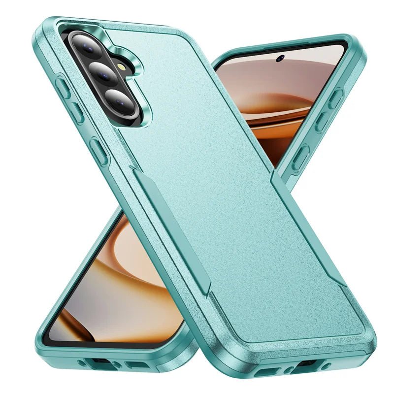 Armor Case for Samsung Galaxy S24 FE S22 S23 Plus S21 S25 Ultra Edge A54 A16 5G A56 A36 A26 A55 Hard PC+TPU Protector Back Cover