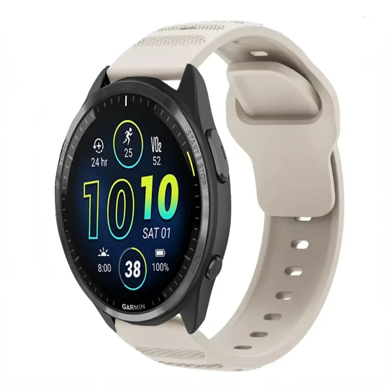 20mm 22mm Silicone Strap for Garmin Forerunner 965 955 265 255 165 55 Fashion Replacement Wristband for Garmin Venu 3/2 Active 5