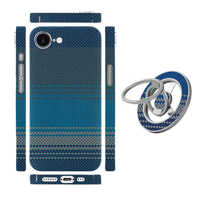 Amstar Magnetic Carbon Fiber Phone Case for iPhone 16e Magsafe Cover Luxury Kevlar Aramid Fiber Magnetic Cases