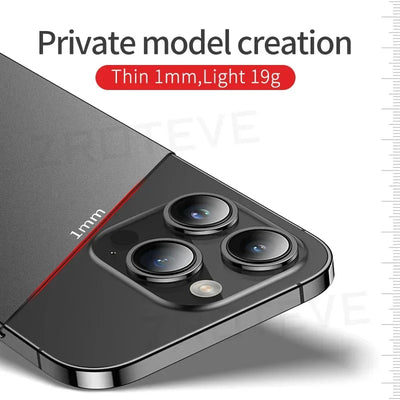 For iPhone 16 15 14 13 12 Pro Max Case ZROTEVE Luxury Slim Matte Hard PC Cover For iPhone16 iPhone14 iPhone15 Plus Phone Cases
