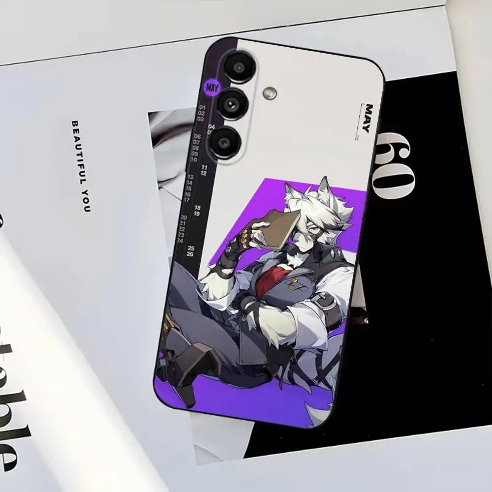 Zenless Zone Zero Phone Case For Samsung S26 S25 S24 S23 A56 A71 PLUS ULTRA,Soft Silicone Black Cover