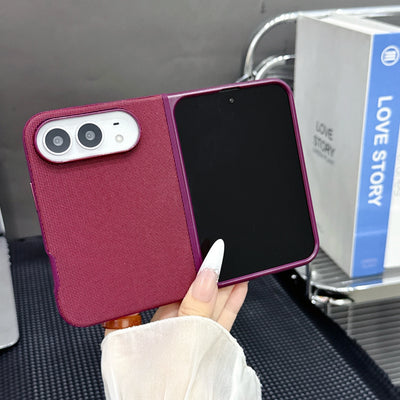 For MagSafe Tech Woven Phone Case For iPhone Duo 18 Ultra Wireless Charging Camera Lens Protection Shockproof Bumper Back Cover