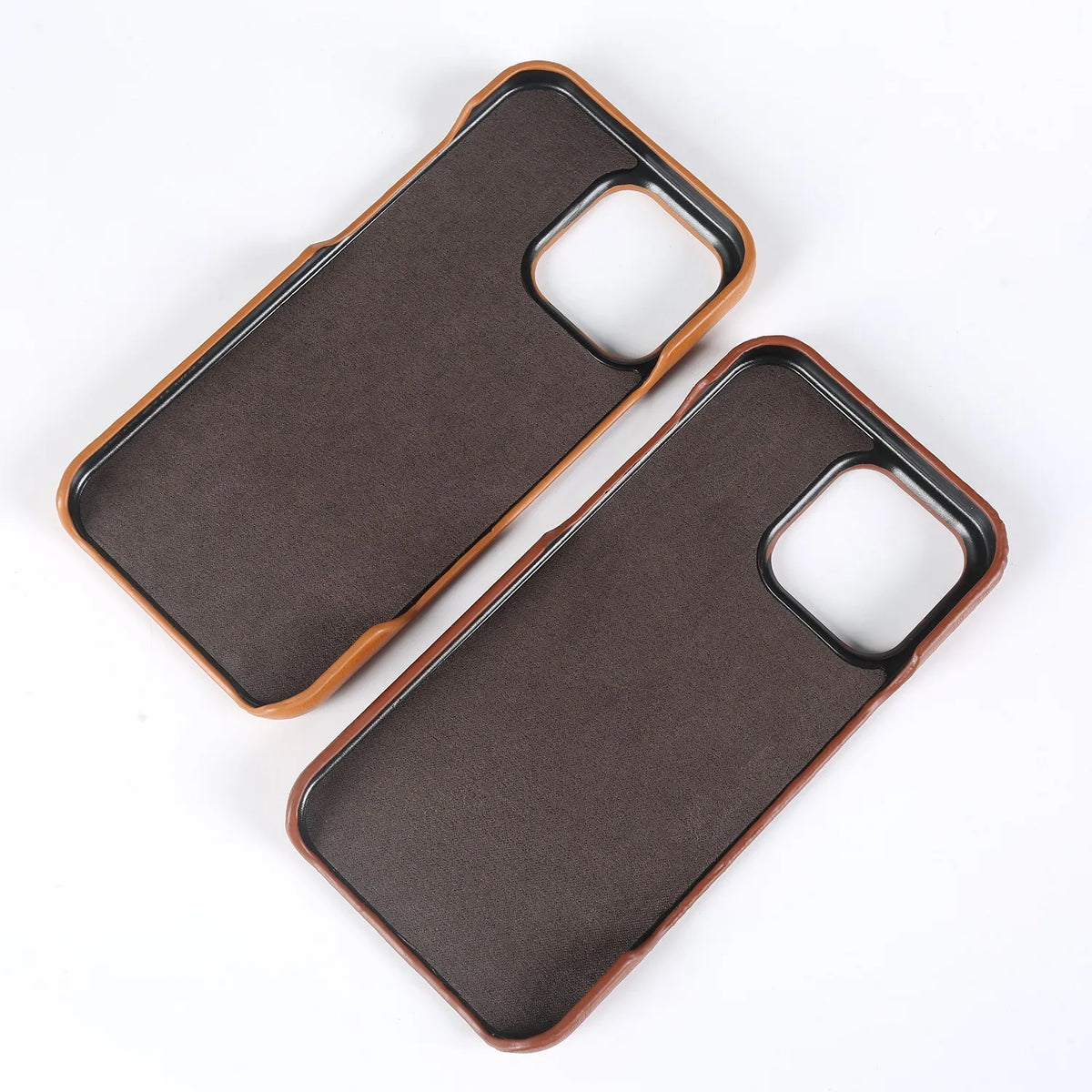 Premium Card Slot Genuine Leather Case for Iphone 18 Pro Max Cases 15 17pro 16pro 12 11 Aesthetic Vintage Phone Back Cover Coque