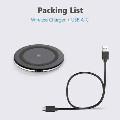 30W Wireless Charger For iPhone 17-12 Pro XS Max X XR Induction Fast Wireless Charging Pad For Samsung S Xiaomi Type C
