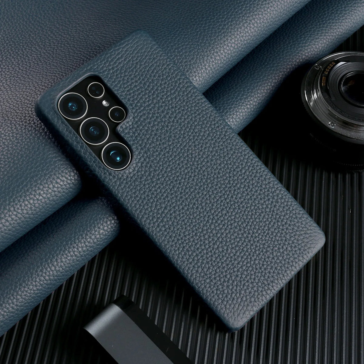 For Magsafe Case Samsung Galaxy S26 Ultra S25FE S23Plus S23Ultra S24 Premium Genuine Leather Cover Magnetic Cases Full Coverage