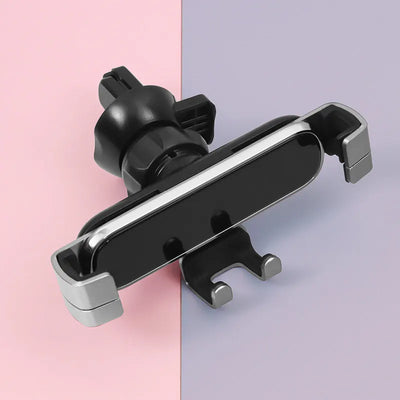 Universal Car Phone Holder Gravity linkage Mobile Phone Mount Air Vent GPS Stand Aluminum Alloy Supports Phone Holder for Car