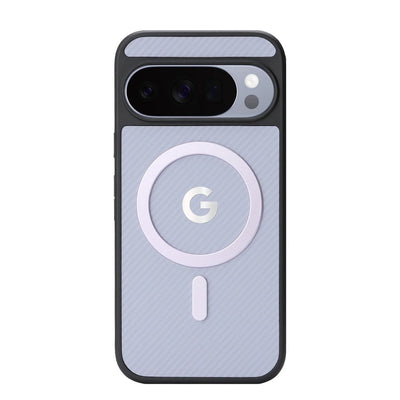 High End Carbon Fiber Texture Leather Phone Case For Google Pixel 10 9 ProXL 10A 9A For MagSafe Wireless Charger Anti-Drop Cover
