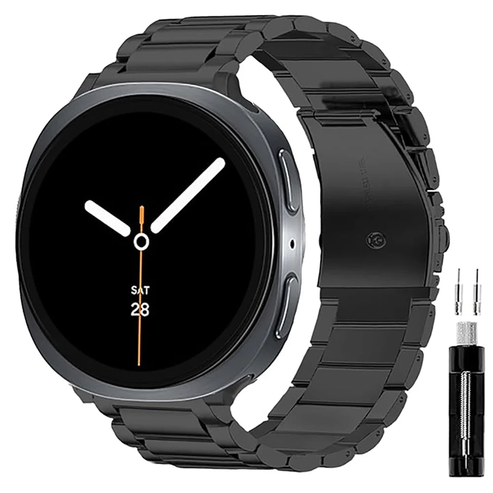 Metal Straps for Samsung Galaxy Watch 9 8 40mm 44mm Stainless Steel Bracelet Correa Galaxy Watch 8 Classic 46mm Bands