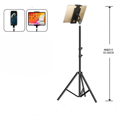 Adjustable Tablet Tripod Floor Stand Holder Live Mount Support for 4-13 Inches for IPad Air Pro 12.9 Lazy Holder Bracket Support