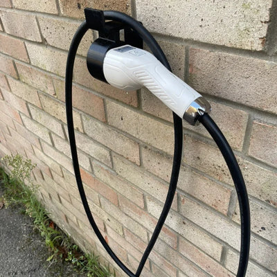 Electric Vehicle Type 2 EV Wall Mount Charger Bracket 90 Deg Low Profile RH Automobiles Accessories