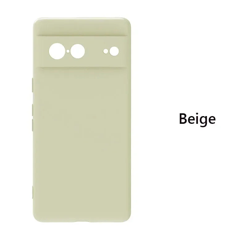For Google Pixel 7 7A 8A Case Liquid Silicone Soft Cover For Google Pixel 6A 6 8 9 Pro XL 9A 9Pro XL 4A 4G 5 5G Phone Case