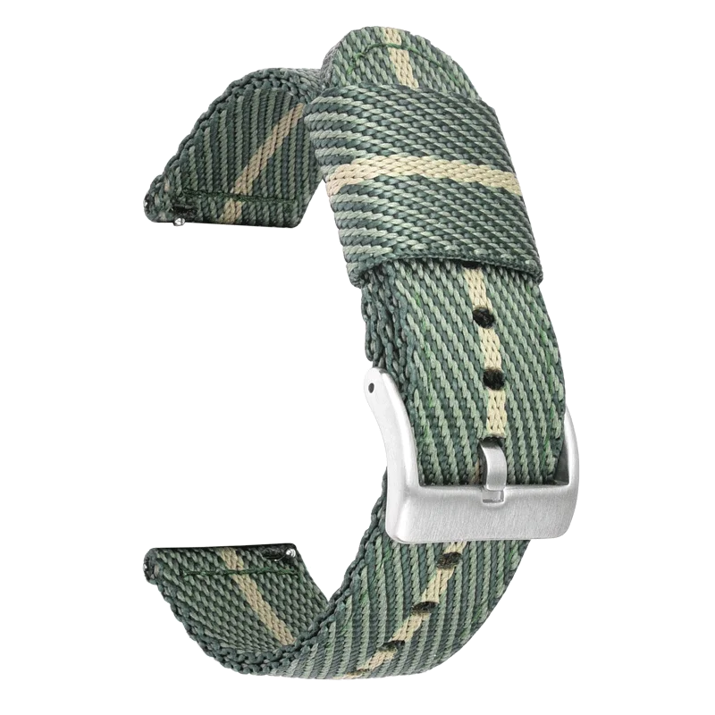 18mm 20mm 22mm 24mm Nylon Weave Strap Men Women Sport Quick Release Bracelet for Seiko Omega for Huawei Samsung Smart Watch Band