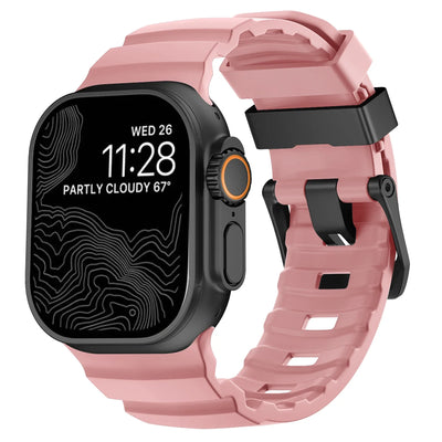 Trail Silicone Band for Apple Watch Ultra 4 3 2 49mm Strap 46mm 45mm 44mm Sport Bracelet iWatch Series 12 11 10 Ultra 9 8 7 SE3