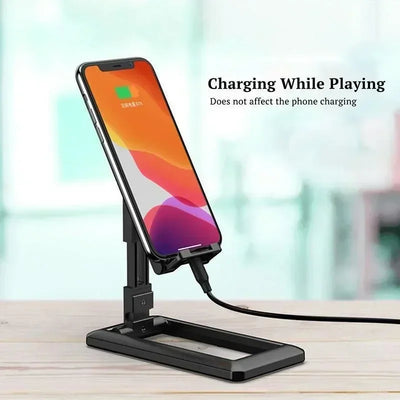 Foldable Desk Phone Holder Mount Stand  Adjustable Phone Holder Desktop Holder