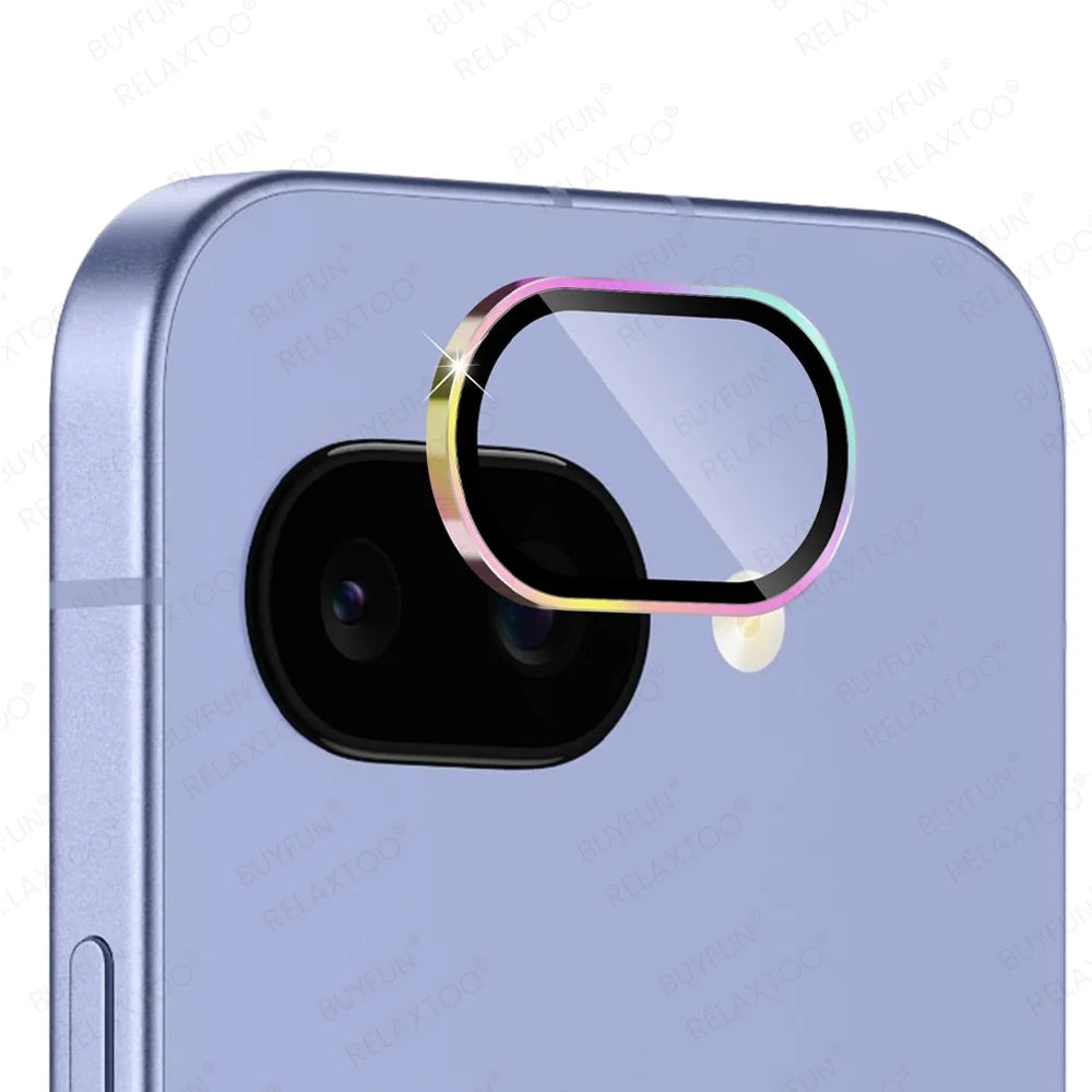 Pixel9a Camera Ring For Google Pixel 9a 5G Metal Lens Glass Case GooglePixel9a 9 A A9 Back Camera Screen Protector Accessories