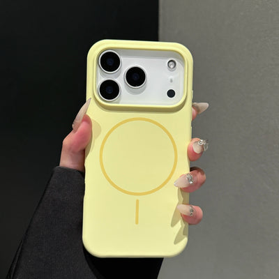 Matte Soft Liquid Silicone Phone Case For iPhone 15 16 17 18 14 13 12 Pro Max Magsafe Wireless Charging Cover For Apple 18 Pro