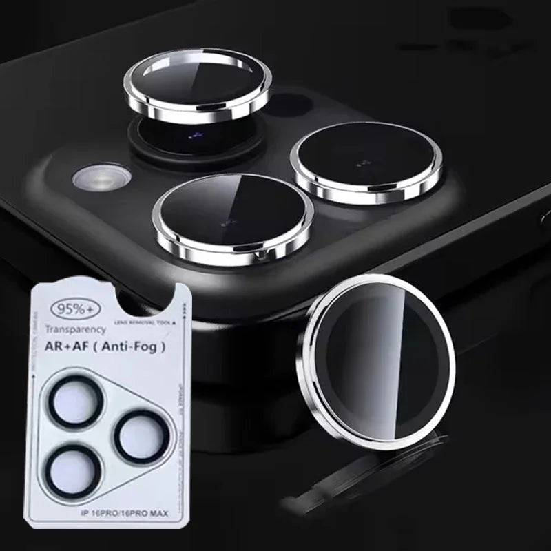 High Definition Camera Lens Ring Glass For IPhone 15 16 Pro Max 15plus Lens Screen Protector Tempered Glass For IPhone 14 ProMax