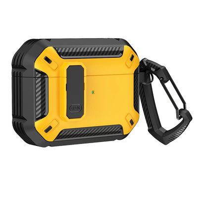 Cases For AirPods 5（2026)with Lock Clip Rugged Armor Shockproof Case For AirPods Pro 3 Protect Hard Shell For AirPods 4/5 Cases