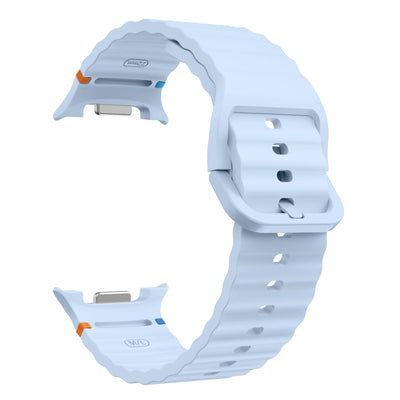 Official Silicone Strap for Samsung Galaxy Watch 9/8 40mm 44mm Sports Replacement Wristband for Galaxy Watch 8 Classic 46mm Band