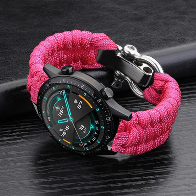 20mm 22mm 24mm Weave Nylon Sport Watch Strap for Men Women Universal Watch Band Bracelet Accessories with Tool