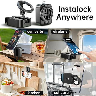 SP668 Magnetic Phone Holder Rotating Folding Electric Vacuum Suction Mag Stand For Car Navigation Gym Kitchen Streaming Bracket