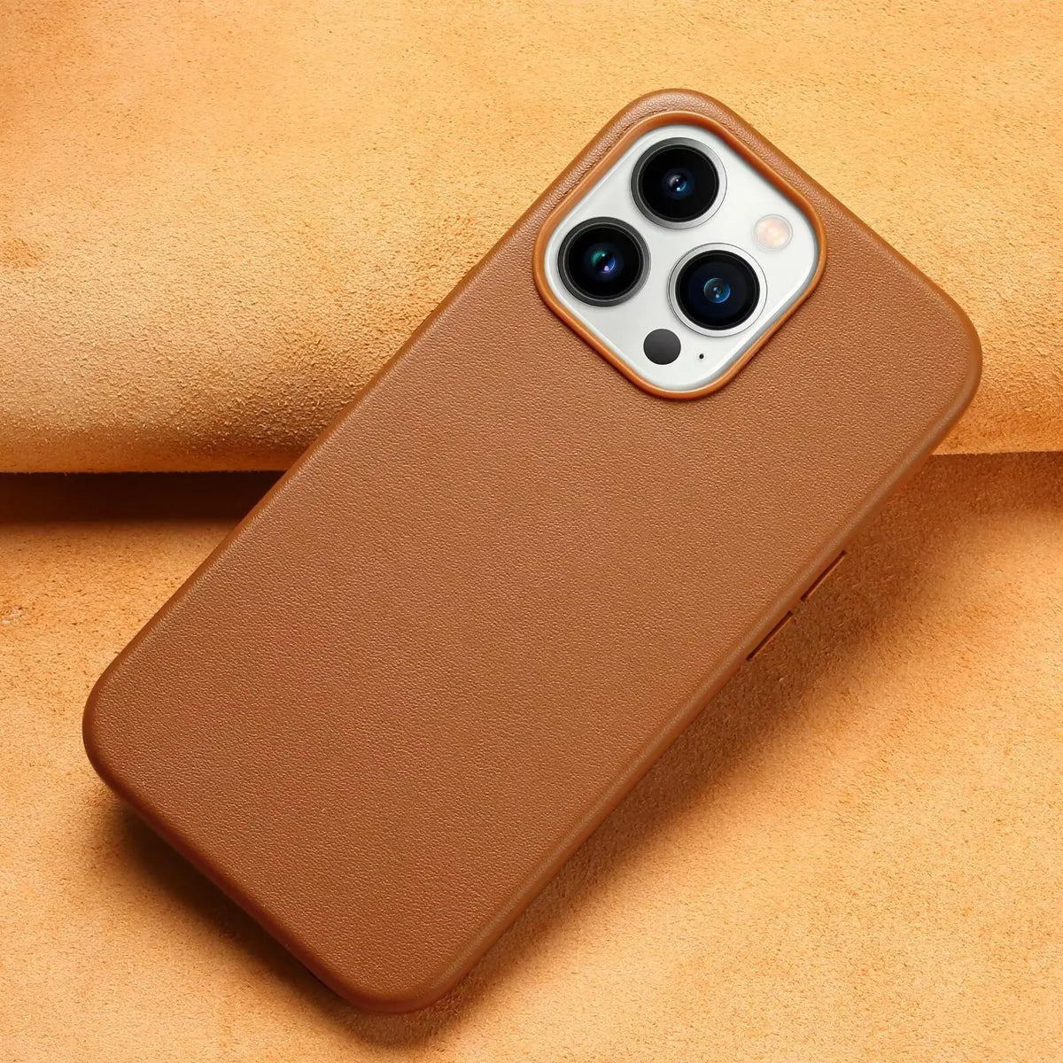 Official 1:1 for Magsafe Leather Case for IPhone 17 Pro 17 16 15 14 Pro Max Orginal Magnetic Animation Cover Anti-drop Case