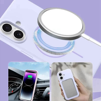 Matte Soft Liquid Silicone Phone Case For iPhone 15 16 17 18 14 13 12 Pro Max Magsafe Wireless Charging Cover For Apple 18 Pro