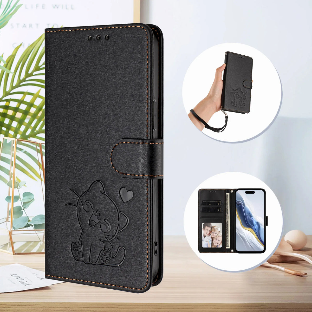 Case on For Samsung Galaxy S10 S9 S8 Plus S10E Lite S7 Edge Phone Case Wallet Flip Phone Cover Luxury Leather Card Holder Fundas