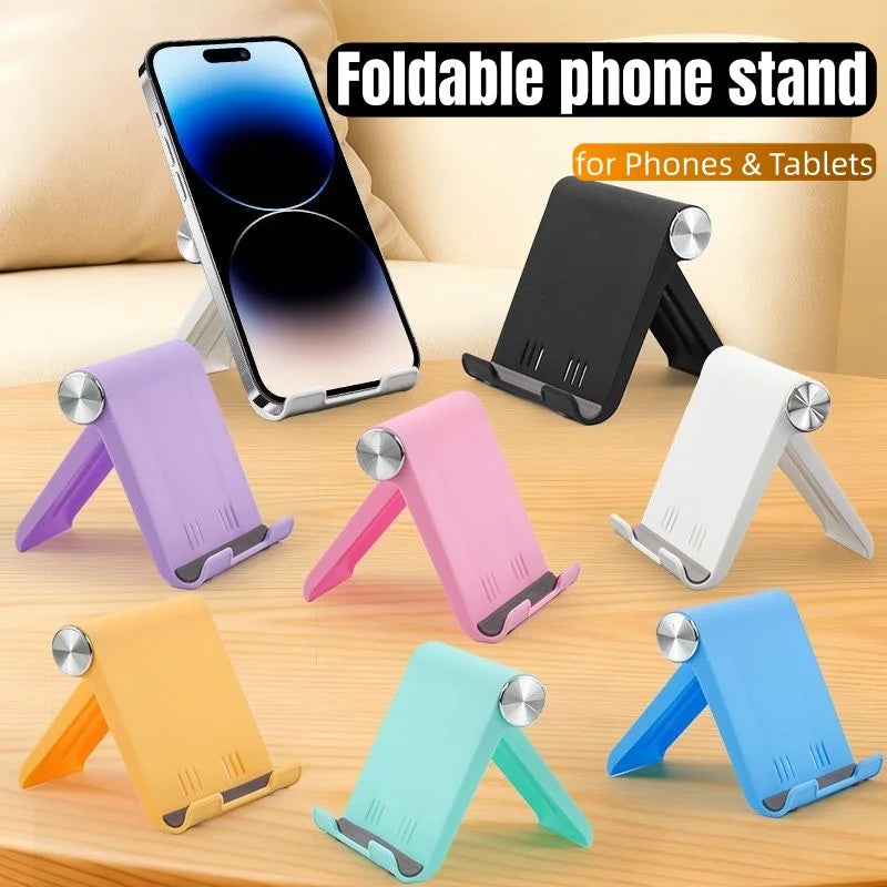 Adjustable Phone Holder Stand Portable Foldable Desktop Phone Support Universal Cell Phone Stand for iPhone, Samsung