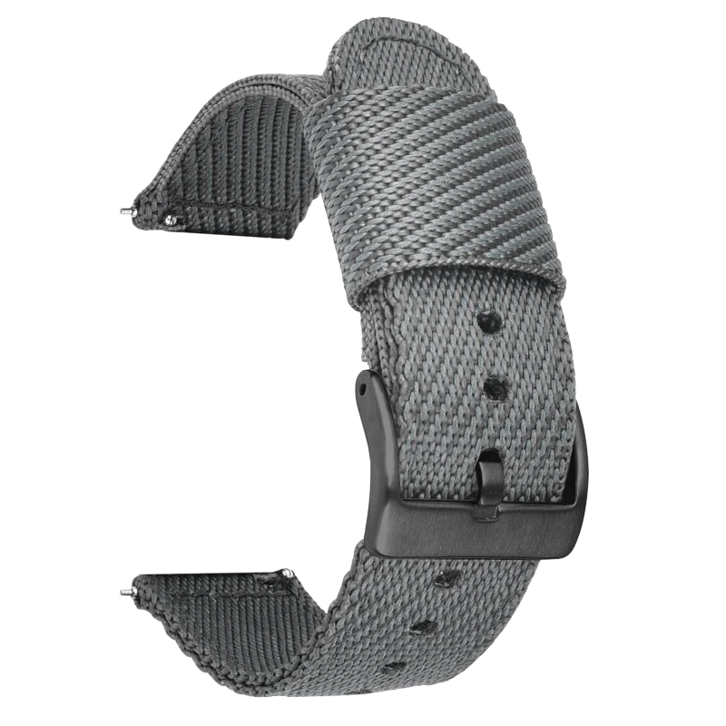 18mm 20mm 22mm 24mm Nylon Weave Strap Men Women Sport Quick Release Bracelet for Seiko Omega for Huawei Samsung Smart Watch Band