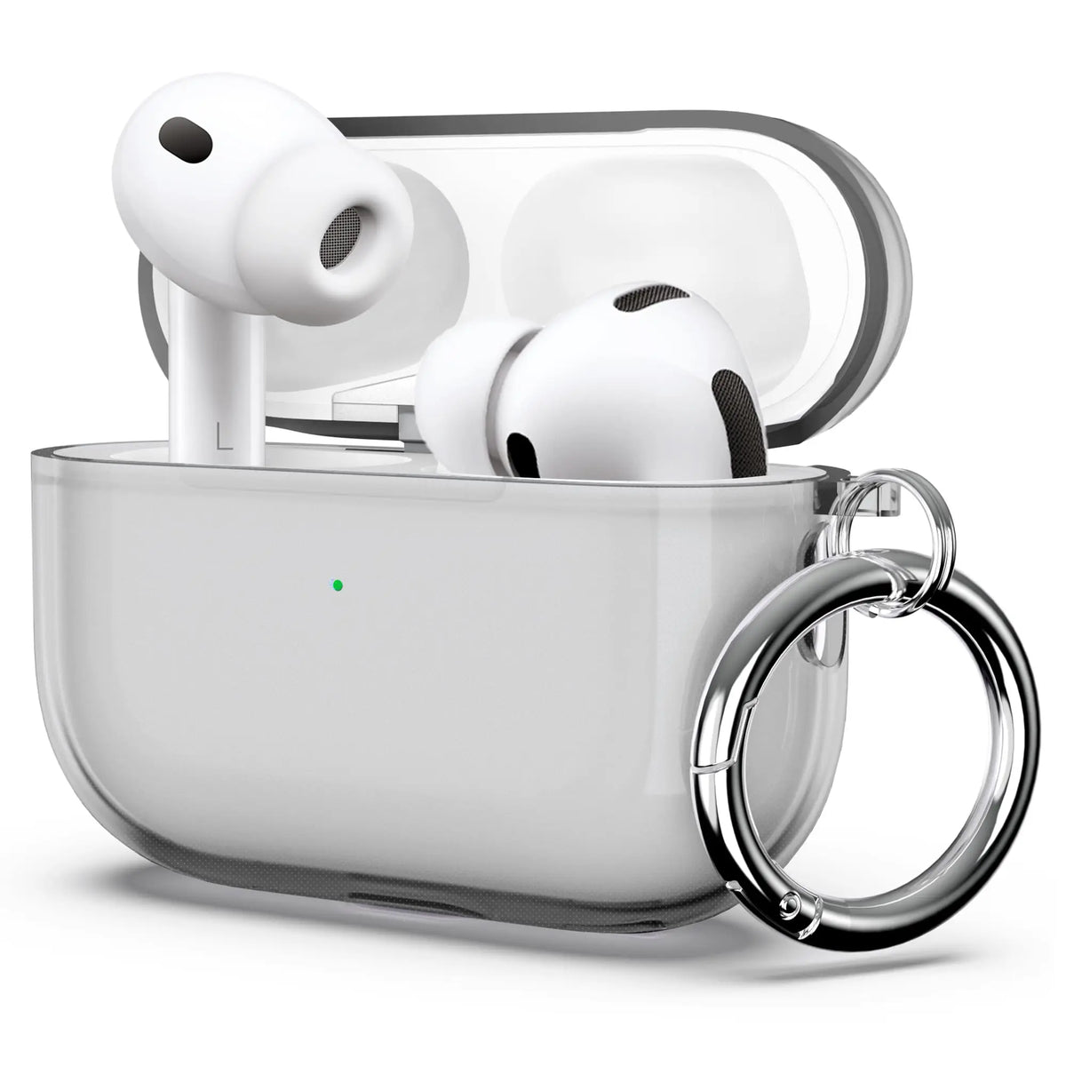 (Clear Pink) For AirPods Pro 3 Earphone Case Accessories For AirPods Pro 3rd Generation Protective Case Cover 2026 with Keychain