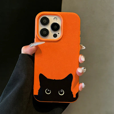 Colorful Cat For iPhone 17 Pro Max Phone Case For iPhone 17 Air 16 15 14 13 12 11 Pro Max 16 15 14 Plus XS XR X Shockproof Cover